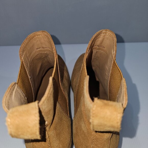 NEW Rag & Bone Walker Ankle Bootie Womens EU 41 Chesnut Tan Suede Chelsea Heel - Picture 9 of 13